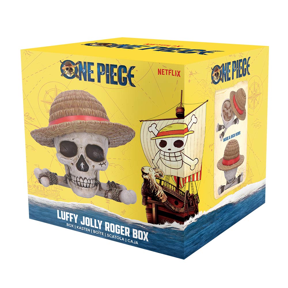 One Piece Luffy Jolly Roger Skull Trinket Box