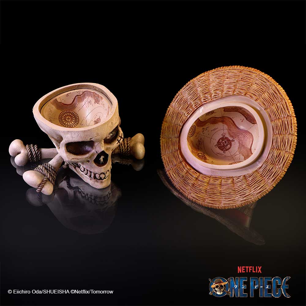One Piece Luffy Jolly Roger Skull Trinket Box