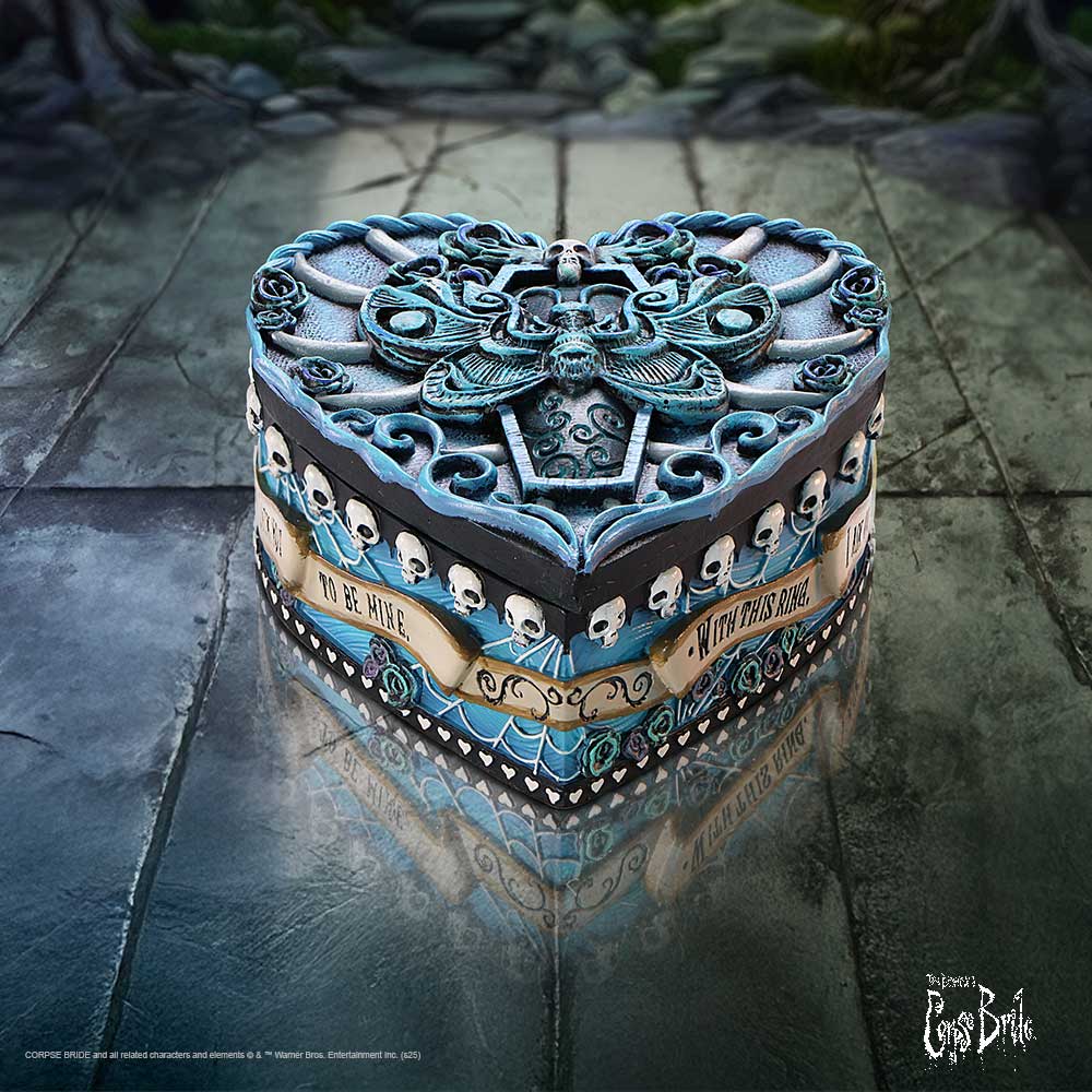Corpse Bride “With This Ring” Vow Trinket Box, 5cm