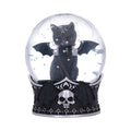 Malpuss Gothic Cat Snow Globe 13cm – Nemesis Now Cult Cuties