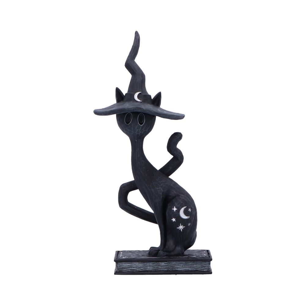 Enchant Spell Cats Witch Cat on Spell Book Figurine 17cm
