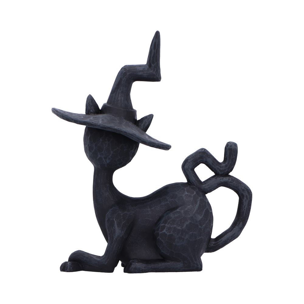 Charm Spell Cats Seated Black Witch Cat Figurine 12.5cm