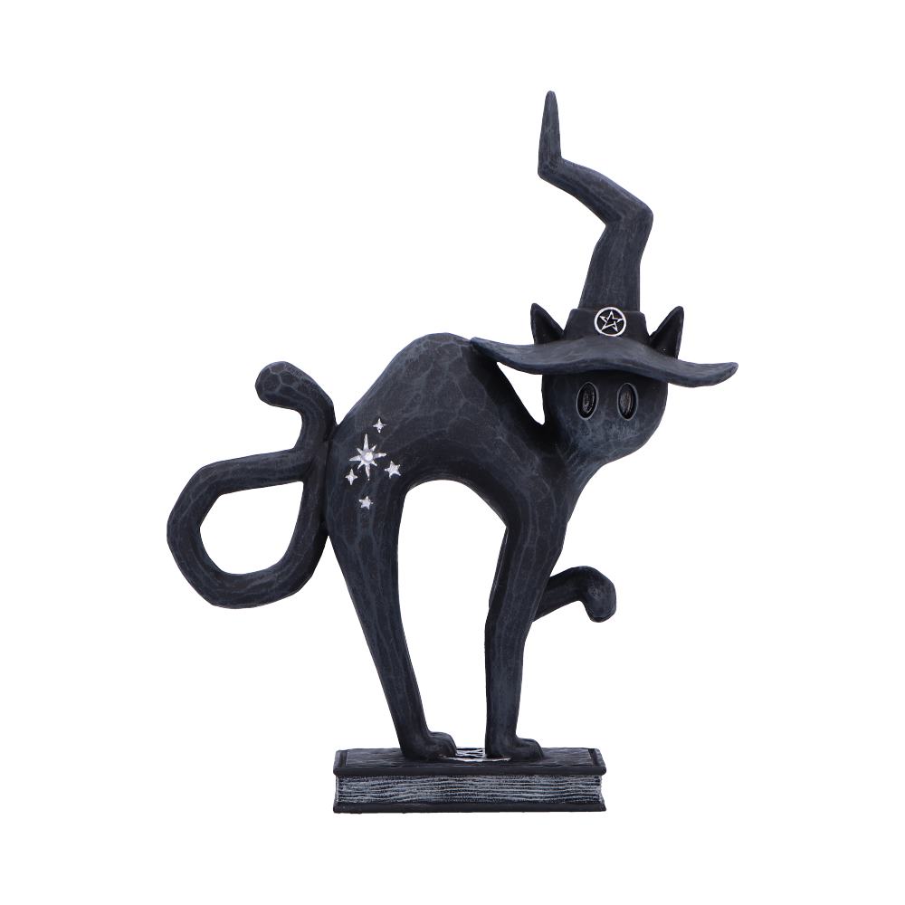 Hex Spell Cats Arched-Back Witch Cat Figurine 15.2cm