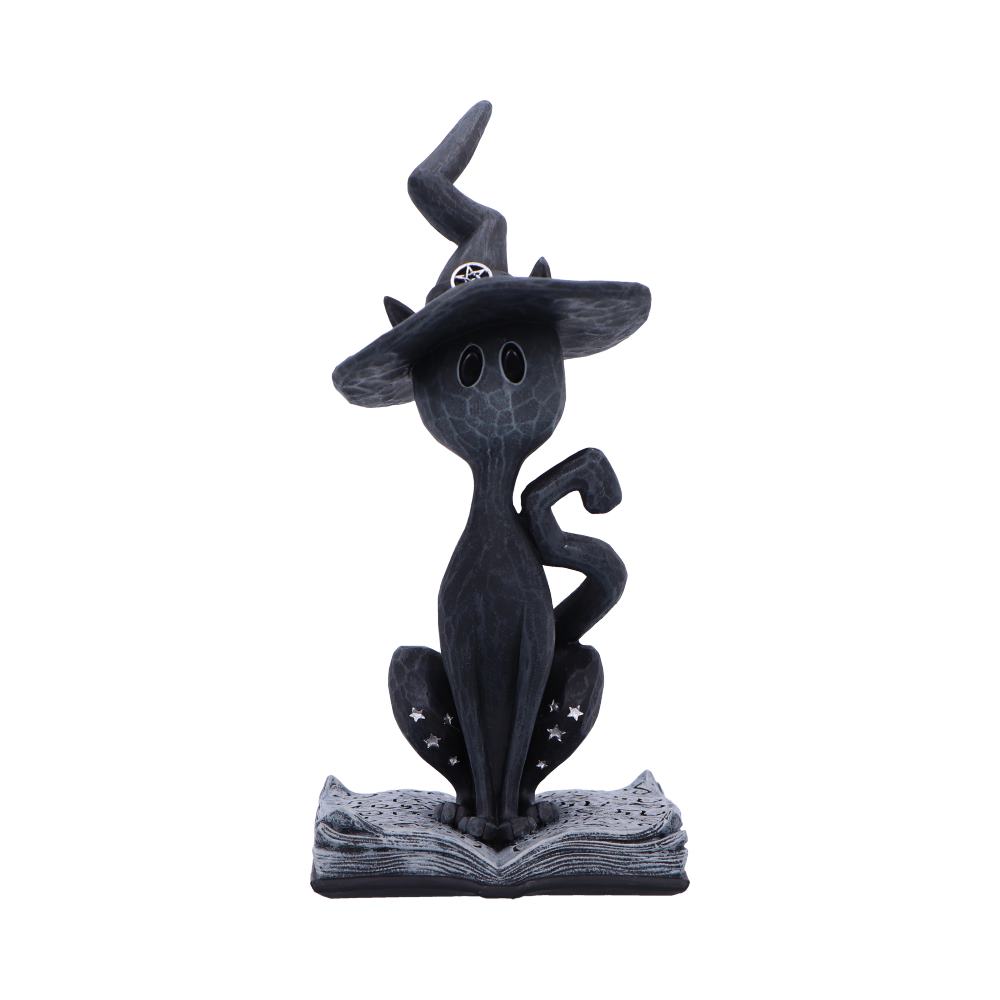 Conjure Spell Cats Witch Cat on Spell Book Figurine 15.2cm