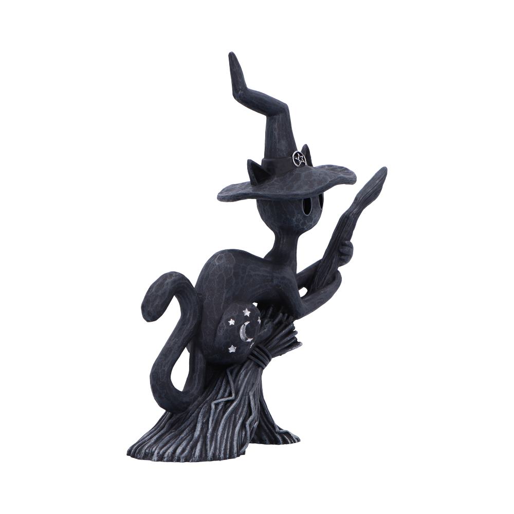 Bewitch Spell Cats Witch Cat on Broomstick Figurine 15cm