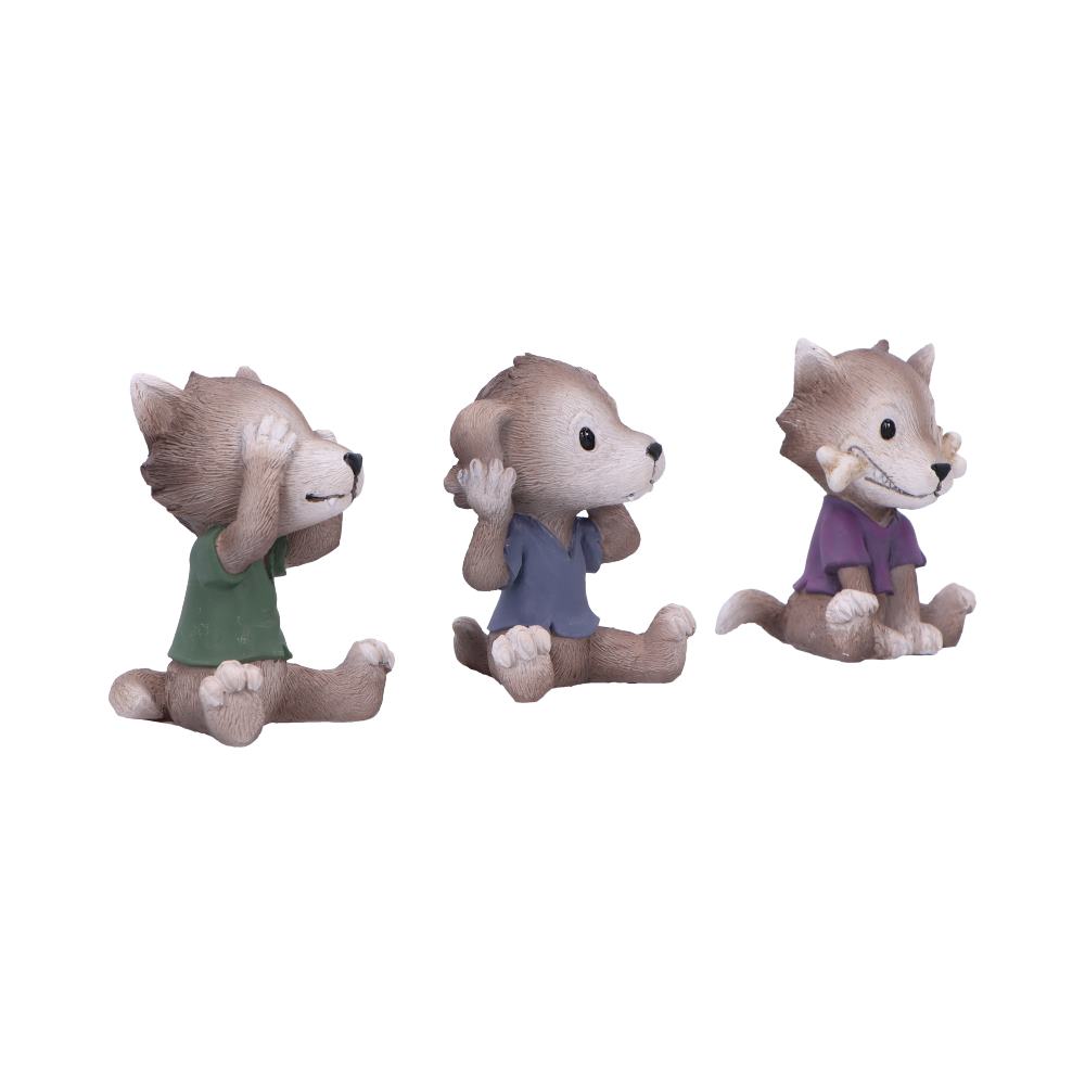 Three Wise Werewolves Figurine Set 7.5cm | Nemesis Now