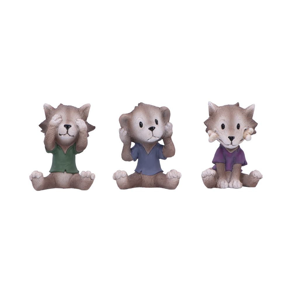 Three Wise Werewolves Figurine Set 7.5cm | Nemesis Now