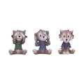 Three Wise Werewolves Figurine Set 7.5cm | Nemesis Now
