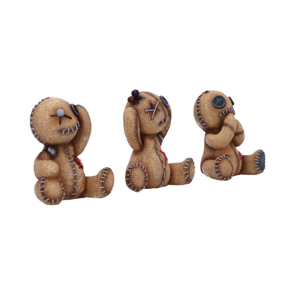 Three Wise Voodoo Dolls Figurine Set 8cm | Nemesis Now
