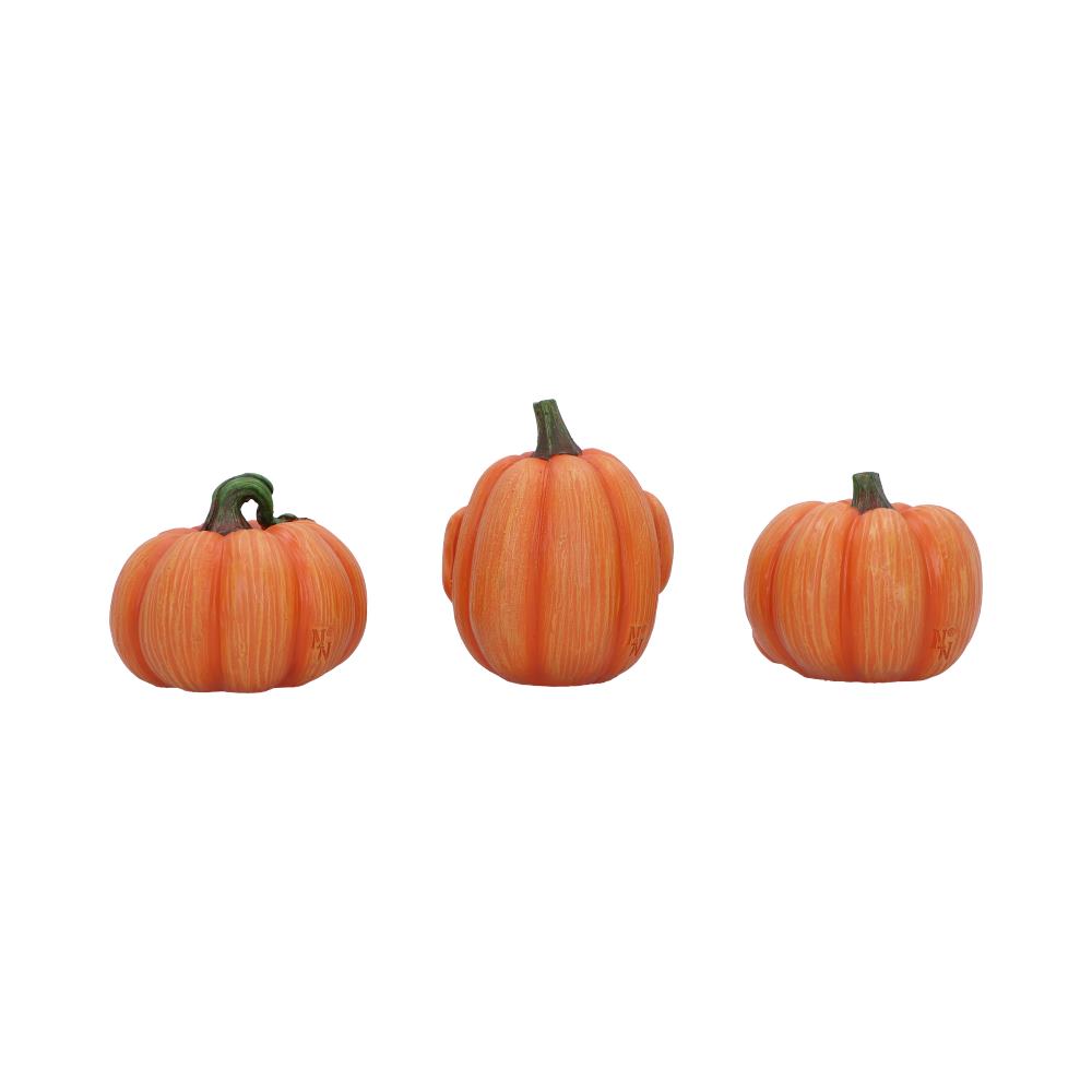 Three Wise Pumpkins Halloween Figurines Set of 3, 8cm | Nemesis Now
