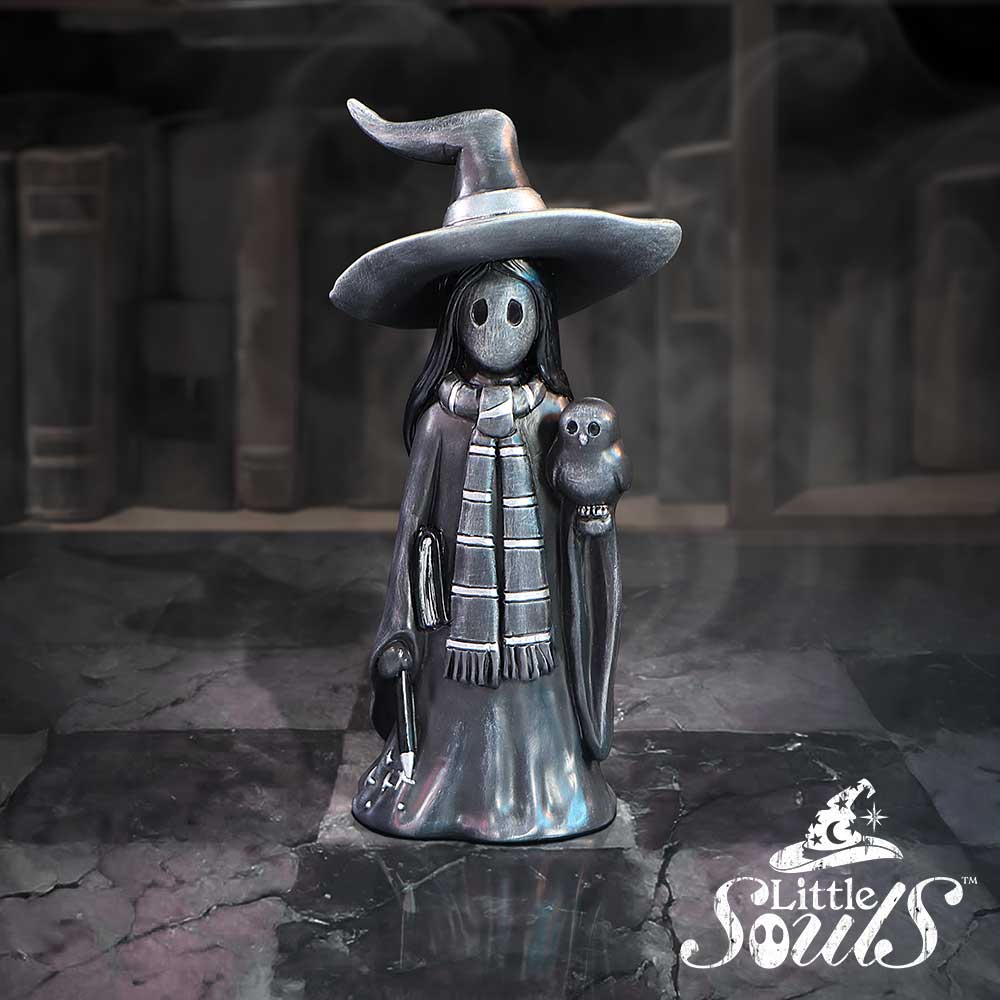 Nemesis Now Little Souls Gleam Witch & Owl Figurine – 12cm