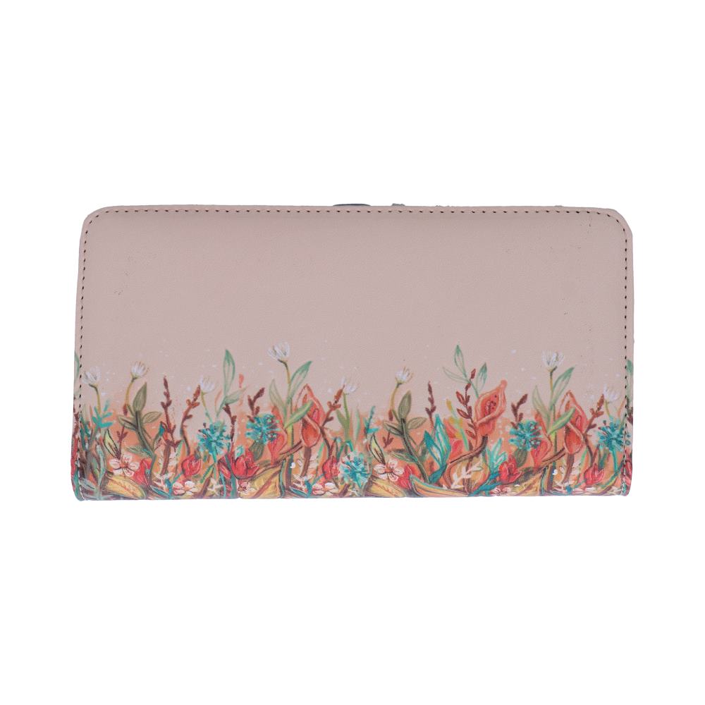Nemesis Now Highland Cow Embossed Zip-Around Purse – 10cm