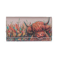 Nemesis Now Highland Cow Embossed Zip-Around Purse – 10cm