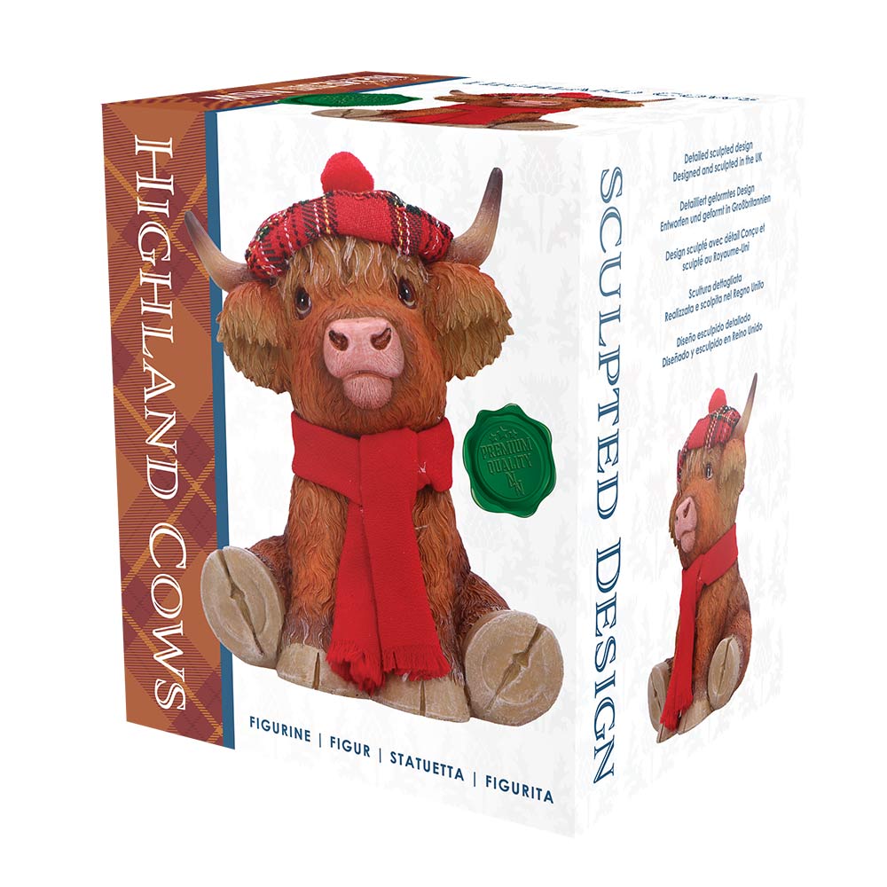 Nemesis Now Highland Tam Highland Cow Figurine – 11.2cm