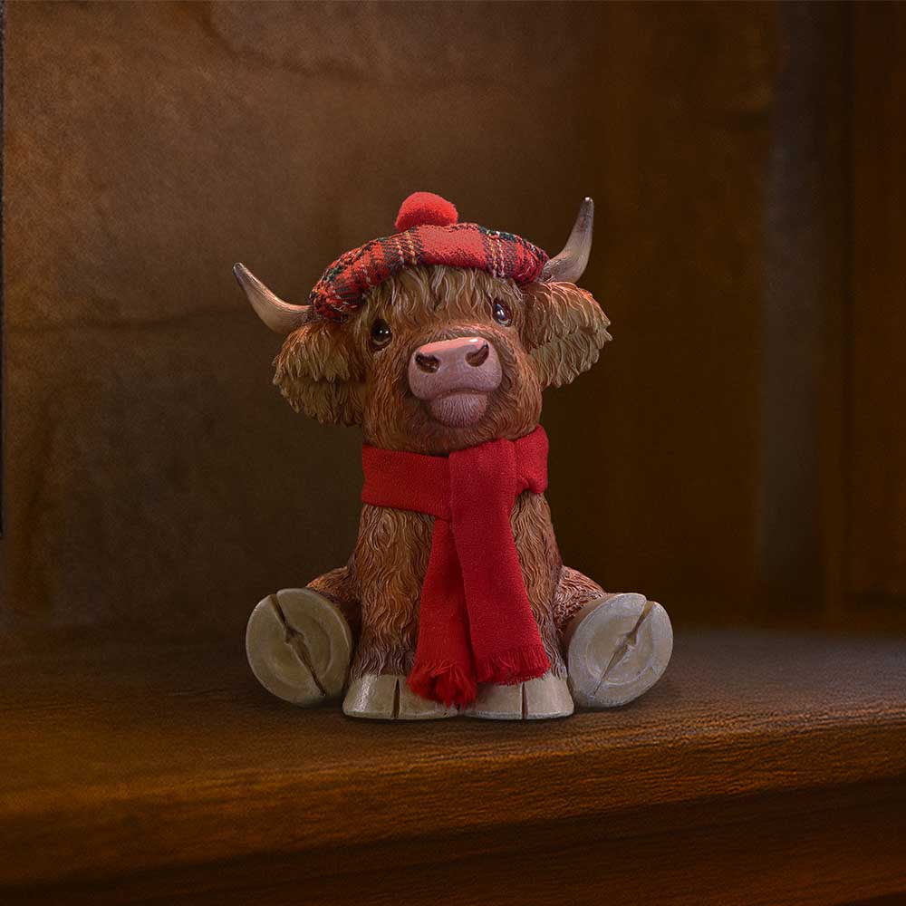 Nemesis Now Highland Tam Highland Cow Figurine – 11.2cm