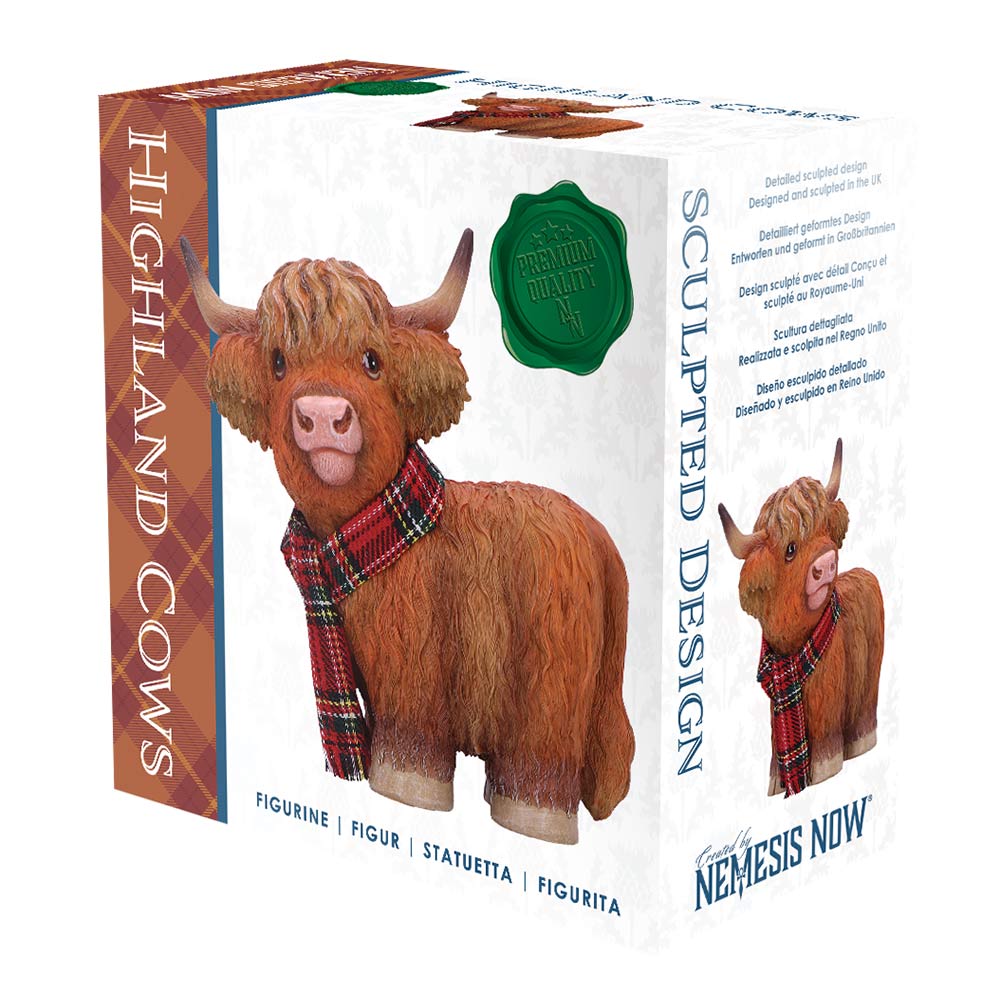 Nemesis Now Highland Snug Highland Cow Figurine
