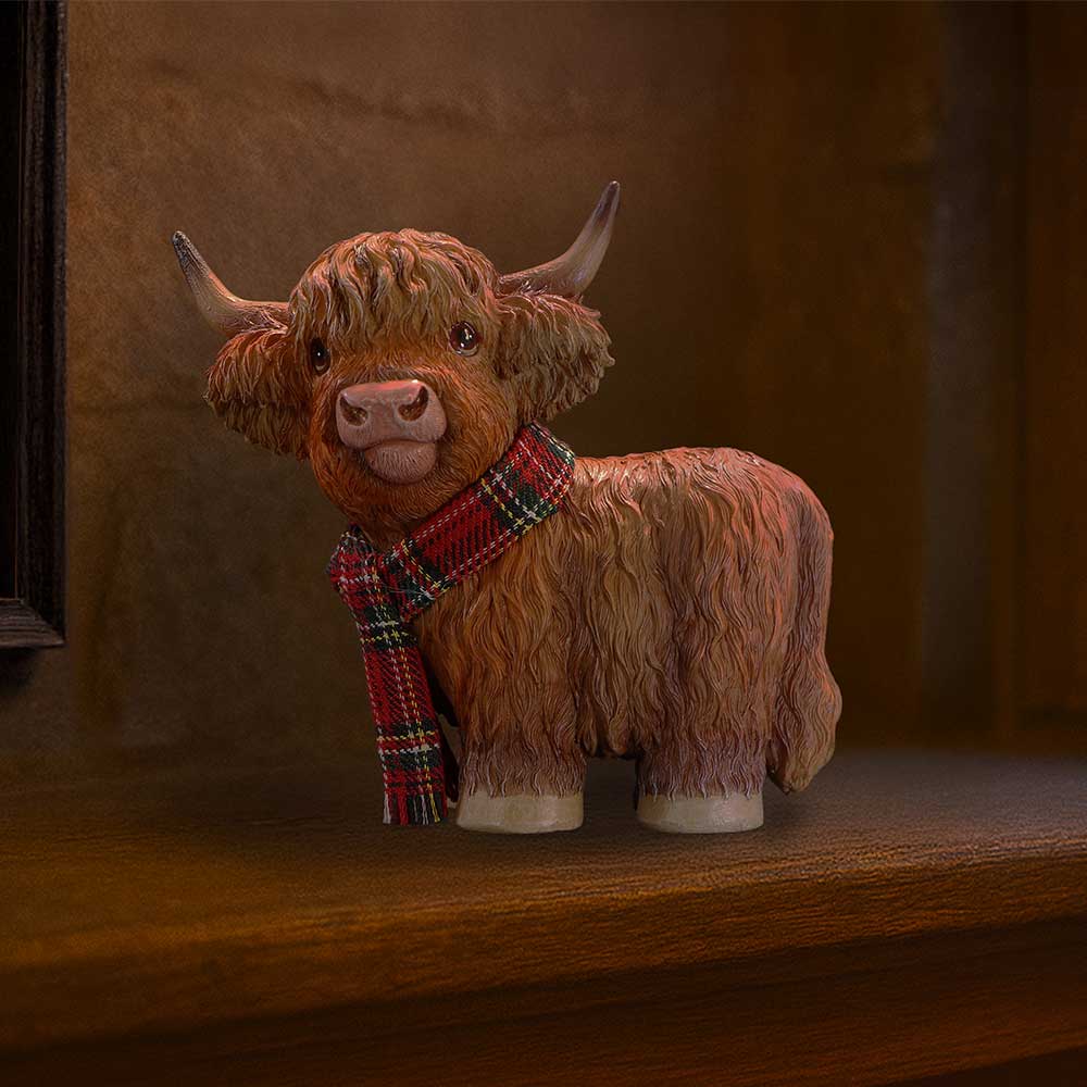 Nemesis Now Highland Snug Highland Cow Figurine