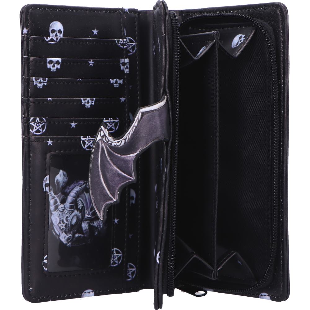 Nemesis Now Cult Cuties Moon of Lucifly Embossed Gothic Purse 18.5cm