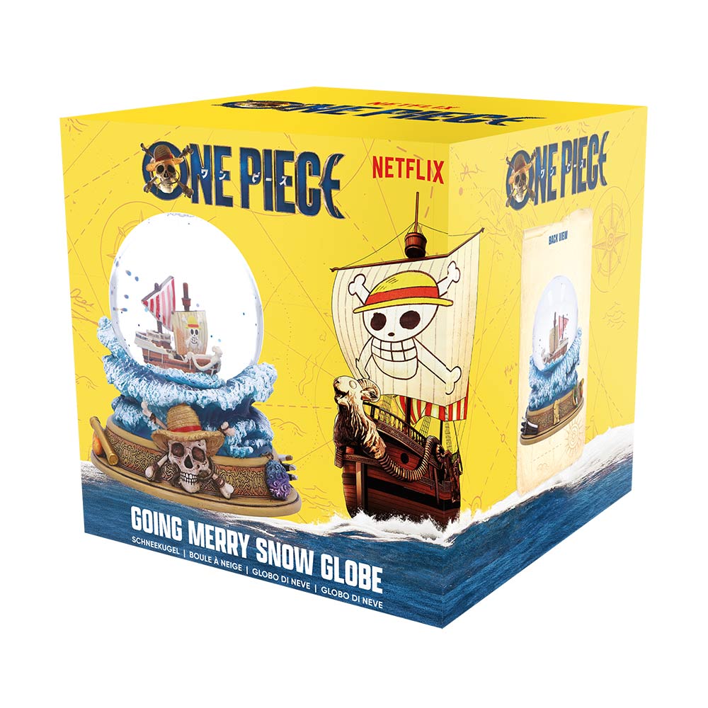 One Piece Going Merry Ship Snow Globe 14cm