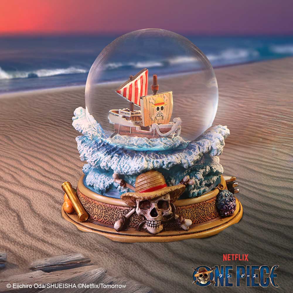 One Piece Going Merry Ship Snow Globe 14cm