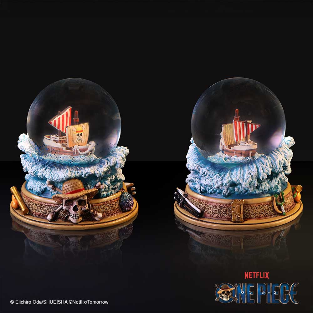 One Piece Going Merry Ship Snow Globe 14cm