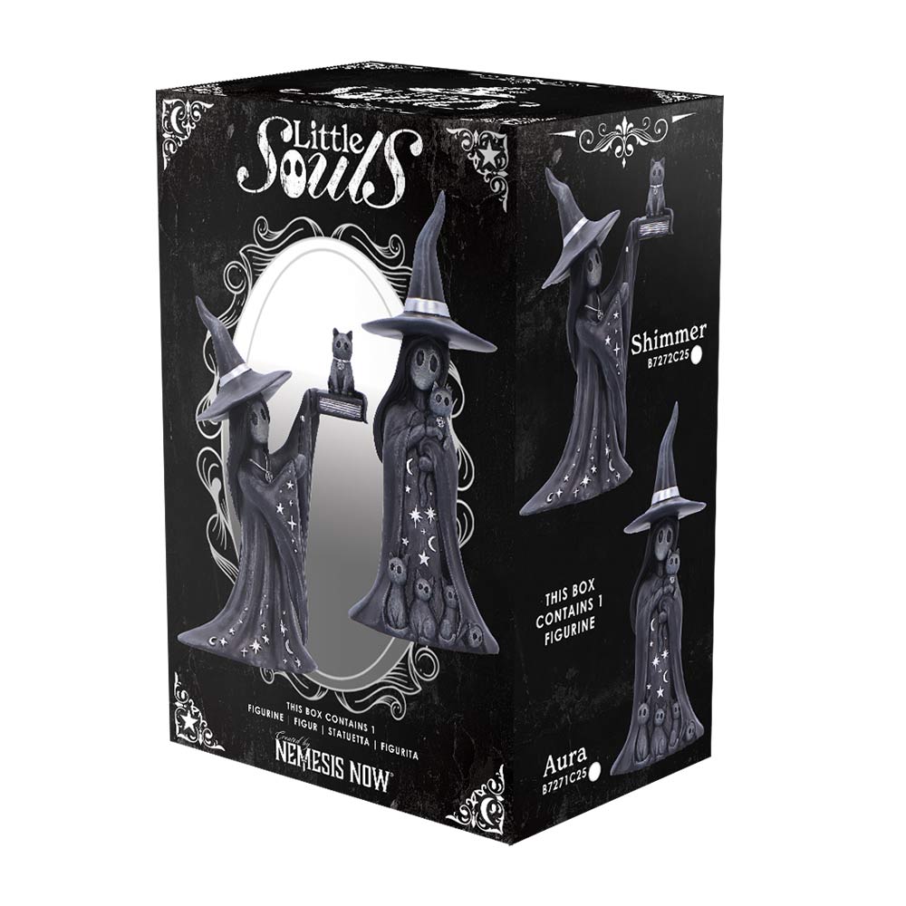 Nemesis Now Little Souls Aura Witch & Cats Figurine – 12.5cm
