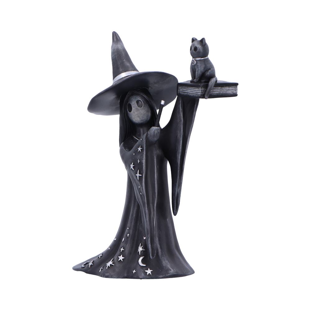 Nemesis Now Little Souls Shimmer Witch & Cat Figurine – 12.5cm