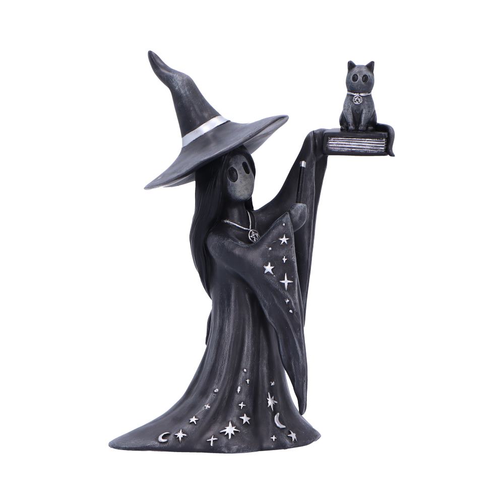 Nemesis Now Little Souls Shimmer Witch & Cat Figurine – 12.5cm