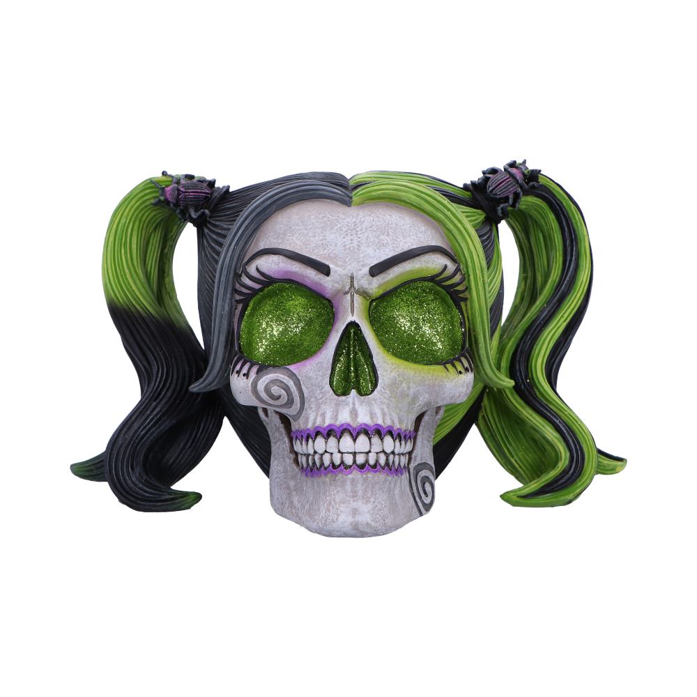 Drop Dead Gorgeous Beetles and Bugs Gothic Skull Figurine, 19cm
