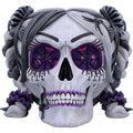 Drop Dead Gorgeous Creepy and Kooky Gothic Skull Figurine, 16cm