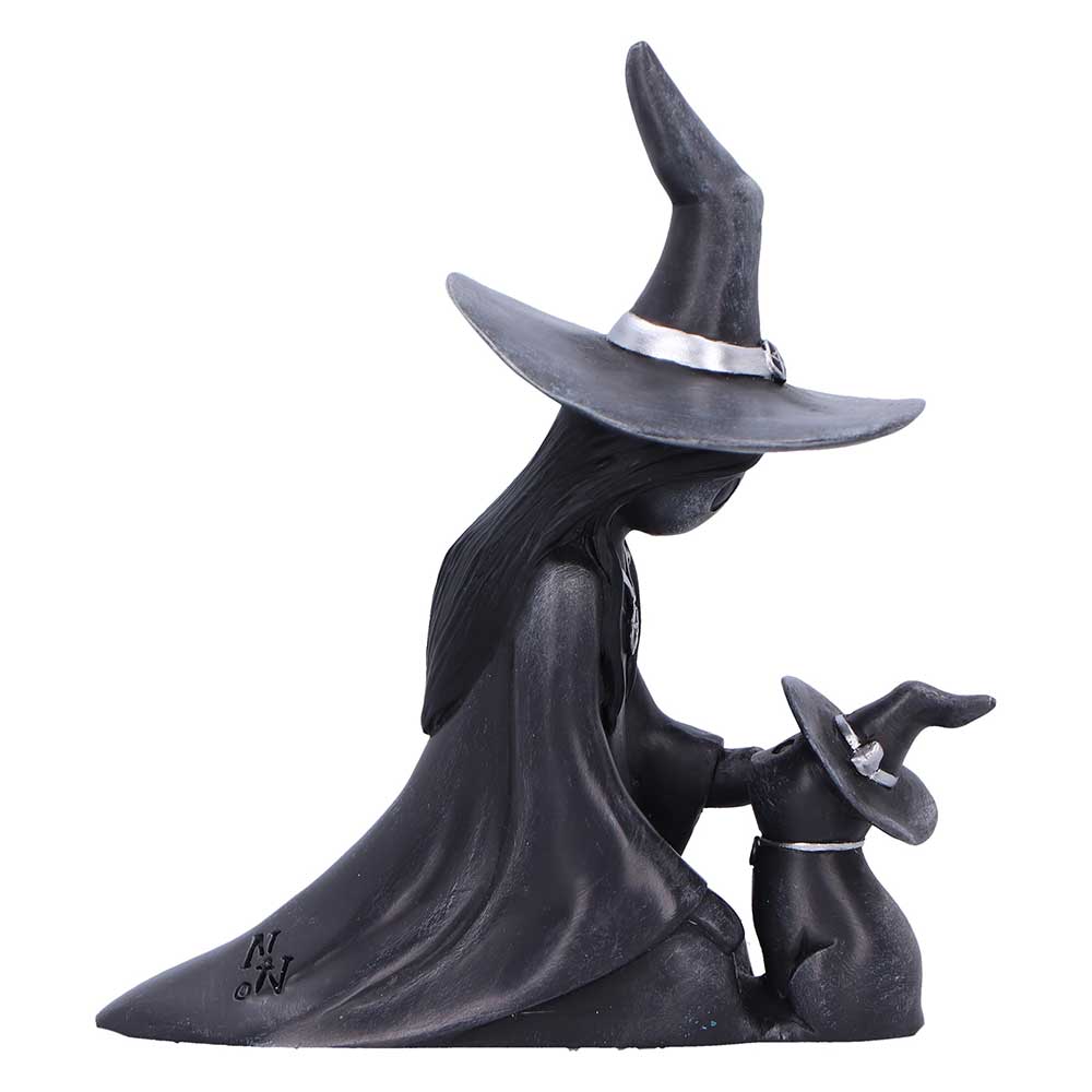 Nemesis Now Little Souls Twilight Witch & Cat Figurine – 10cm