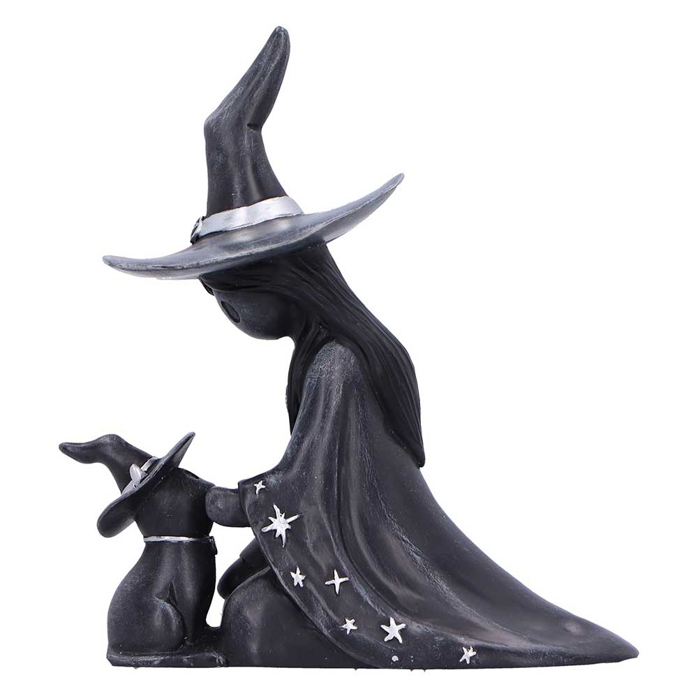 Nemesis Now Little Souls Twilight Witch & Cat Figurine – 10cm
