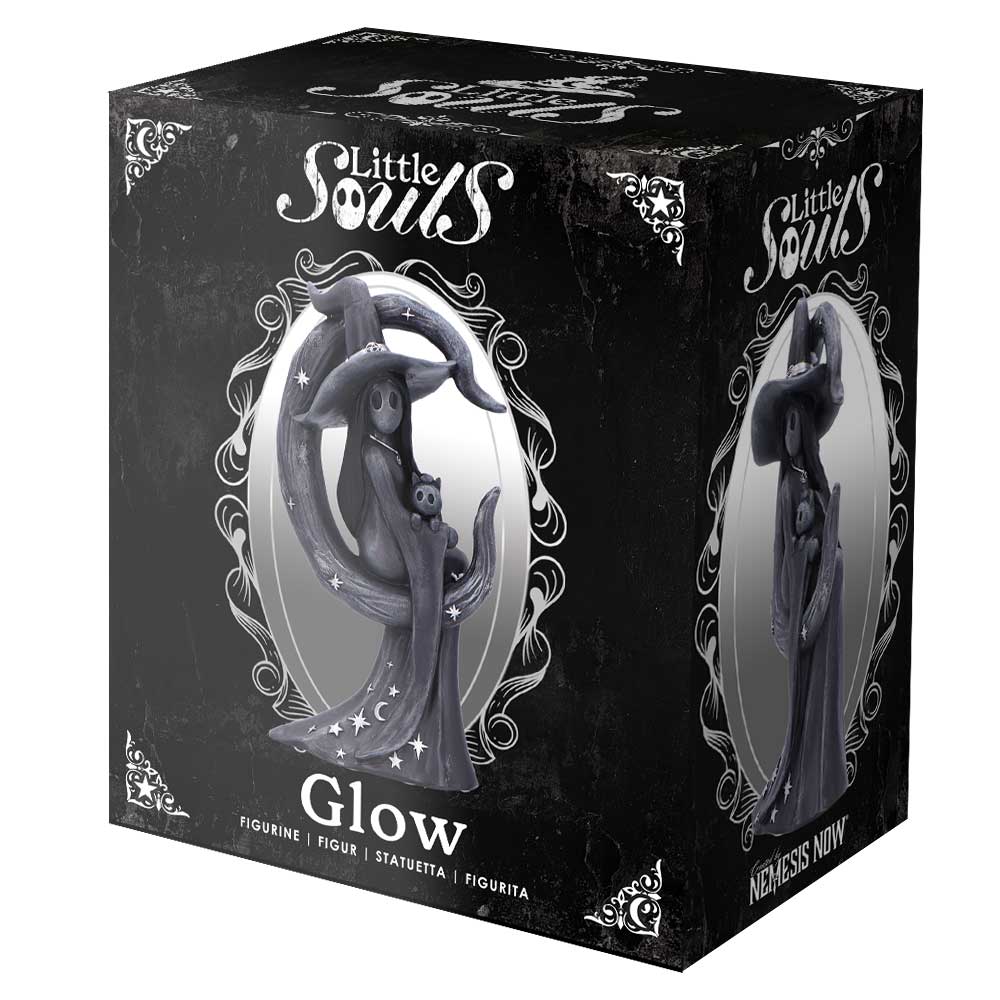 Nemesis Now Little Souls Glow Witch on Moon Figurine – 13.4cm