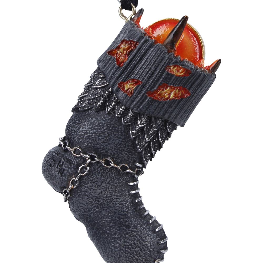 Lord of the Rings Sauron Christmas Stocking Ornament, 6.5cm