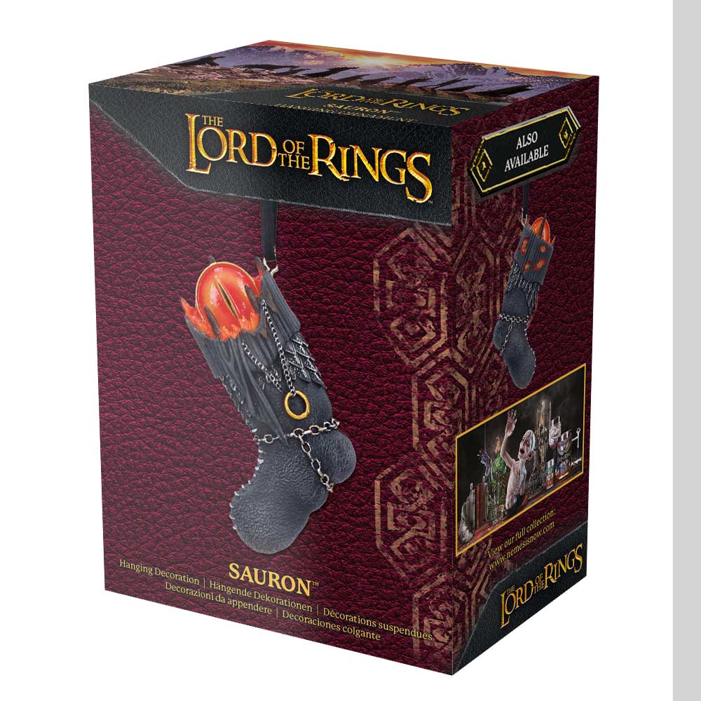 Lord of the Rings Sauron Christmas Stocking Ornament, 6.5cm