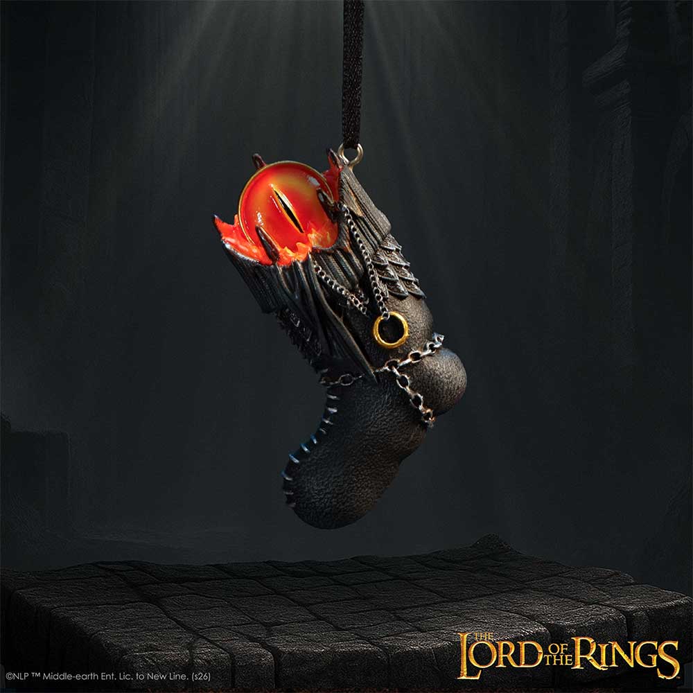 Lord of the Rings Sauron Christmas Stocking Ornament, 6.5cm