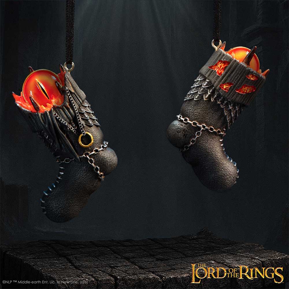 Lord of the Rings Sauron Christmas Stocking Ornament, 6.5cm