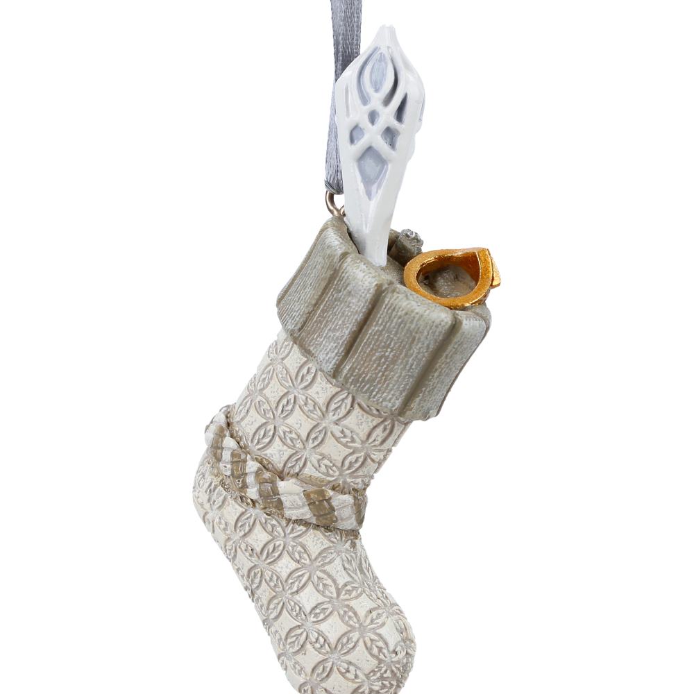 Lord of the Rings Gandalf the White Christmas Stocking Ornament, 7.5cm