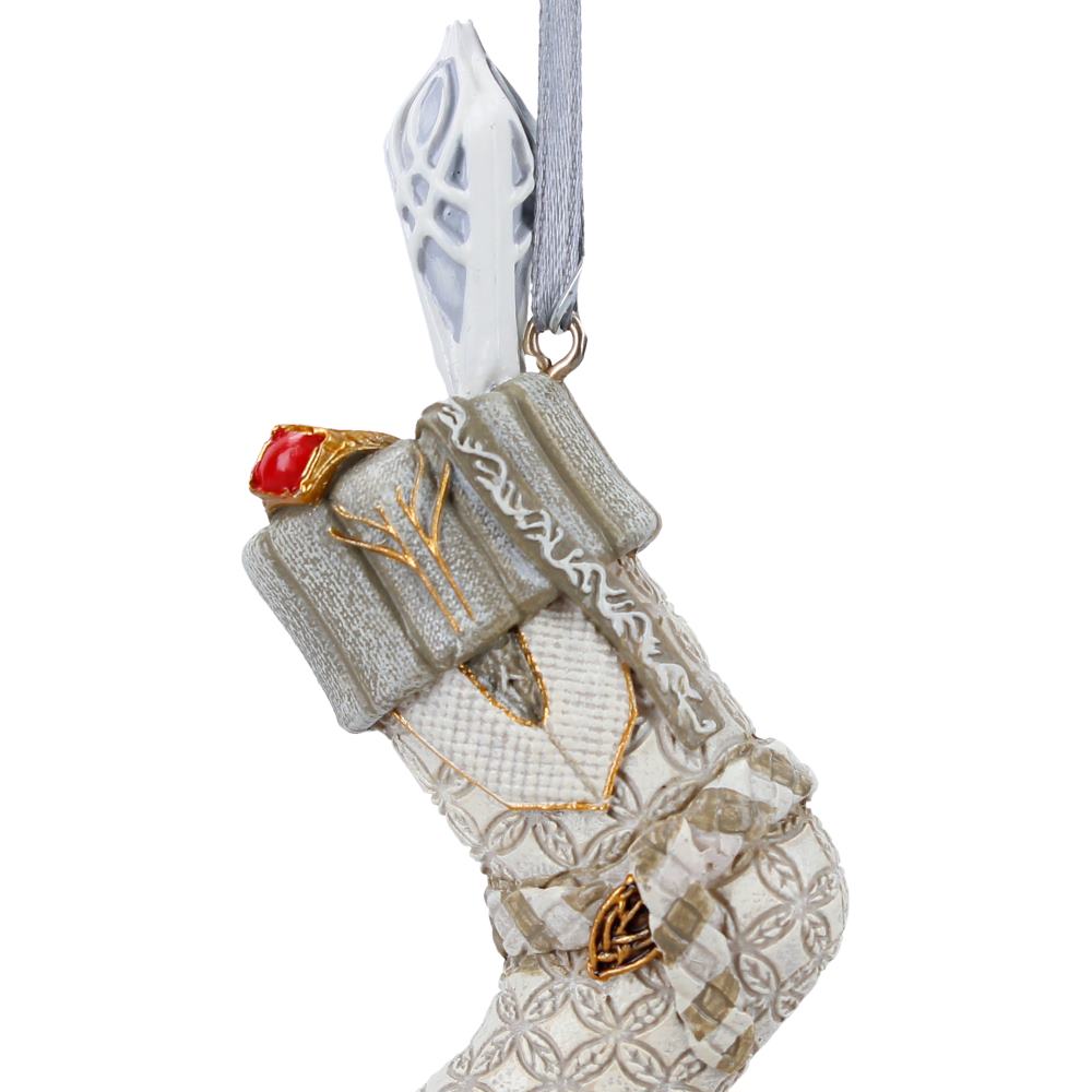 Lord of the Rings Gandalf the White Christmas Stocking Ornament, 7.5cm