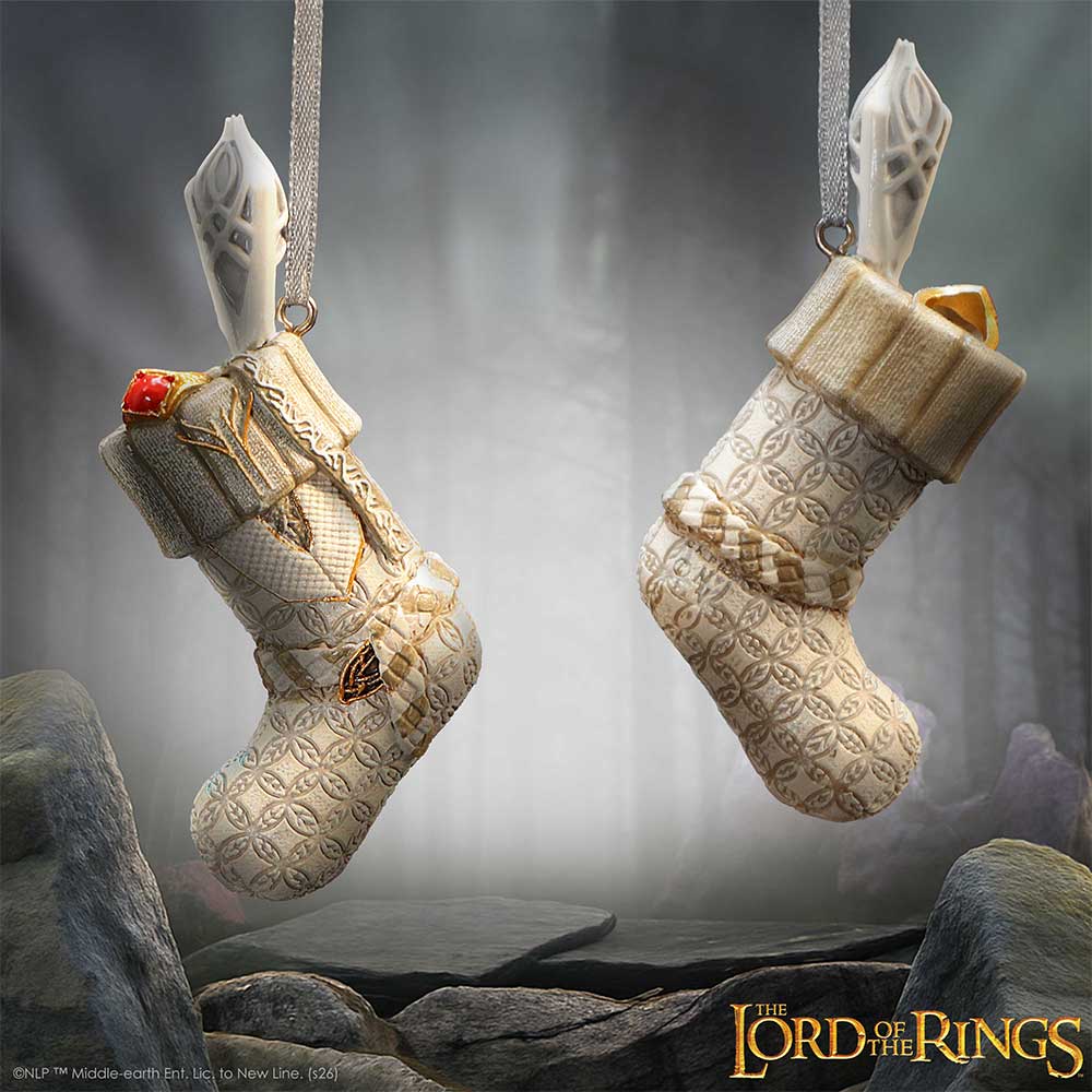 Lord of the Rings Gandalf the White Christmas Stocking Ornament, 7.5cm