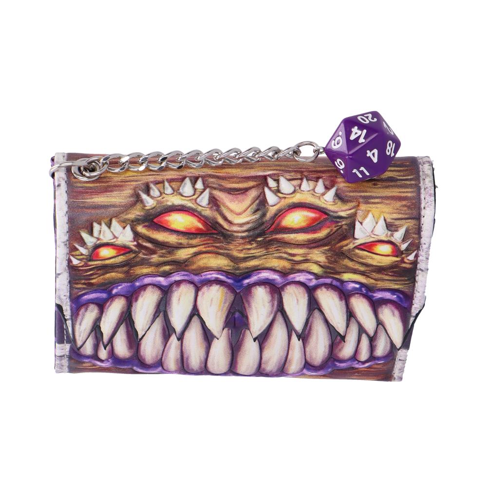 Dungeons & Dragons Embossed Mimic Wallet with D20 Charm – Nemesis Now
