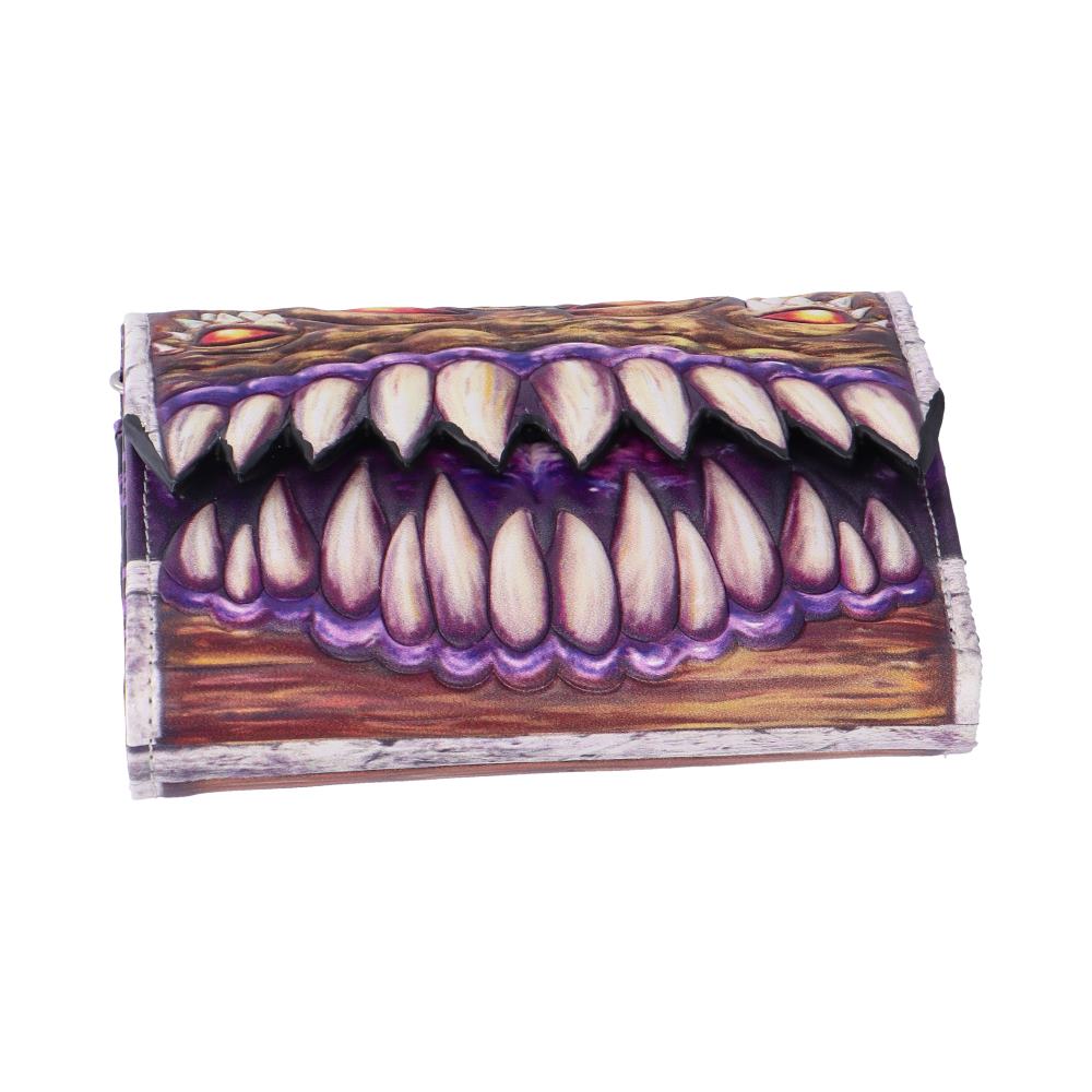 Dungeons & Dragons Embossed Mimic Wallet with D20 Charm – Nemesis Now