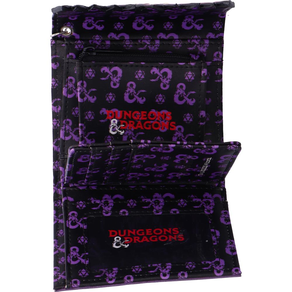 Dungeons & Dragons Embossed Mimic Wallet with D20 Charm – Nemesis Now