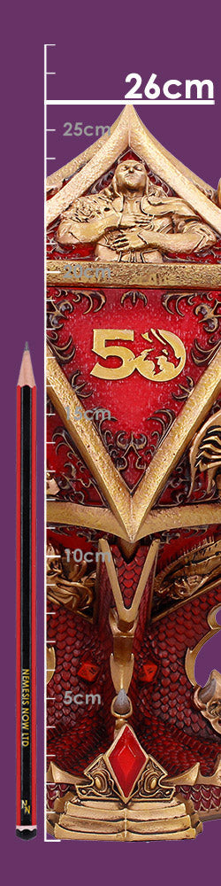 Dungeons & Dragons 50th Anniversary D20 Collector's Box 26cm – Nemesis Now
