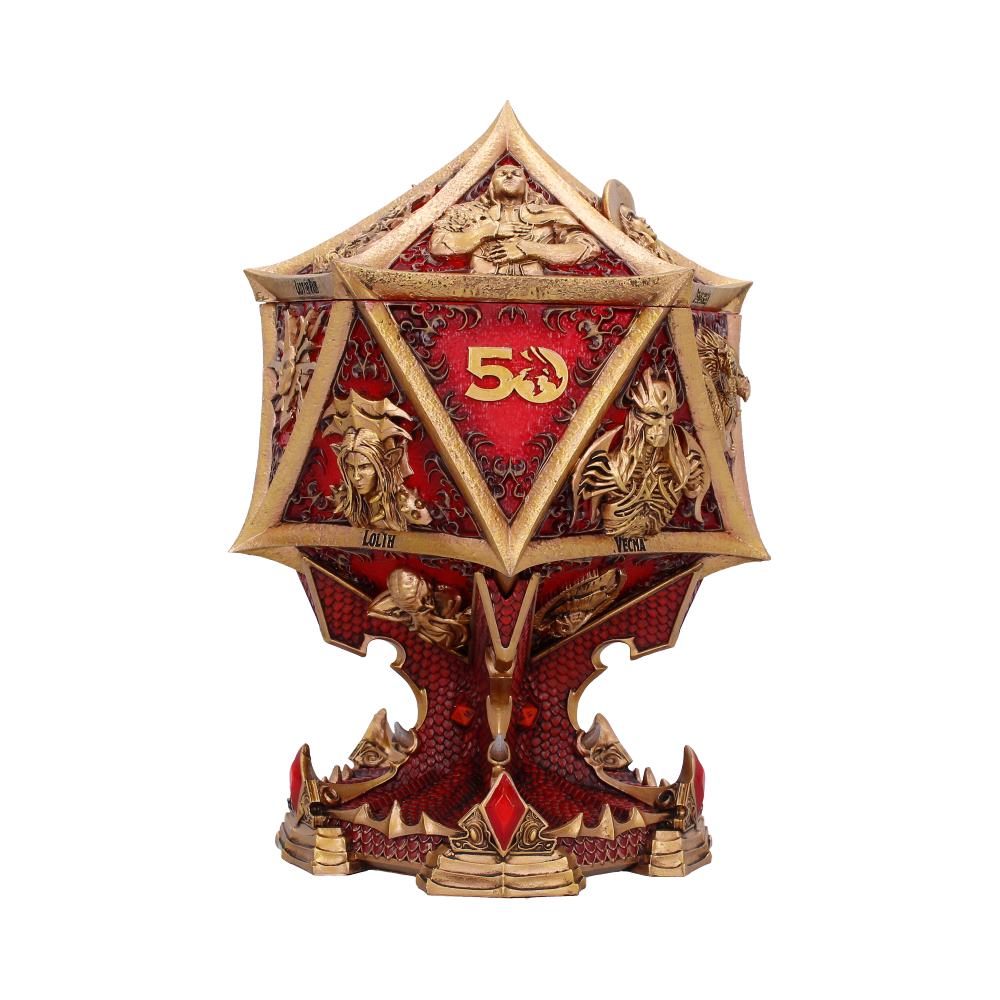Dungeons & Dragons 50th Anniversary D20 Collector's Box 26cm – Nemesis Now