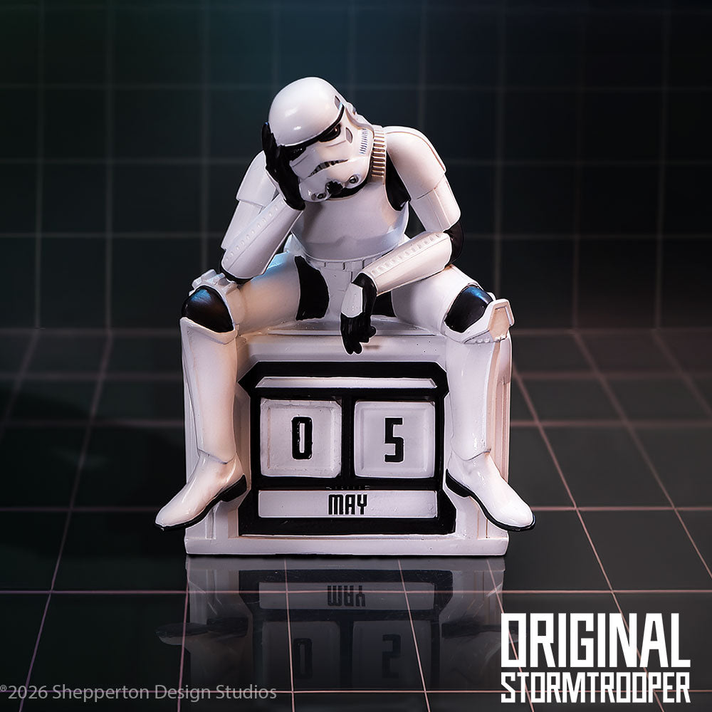 Stormtrooper What a Day Perpetual Desk Calendar | Nemesis Now