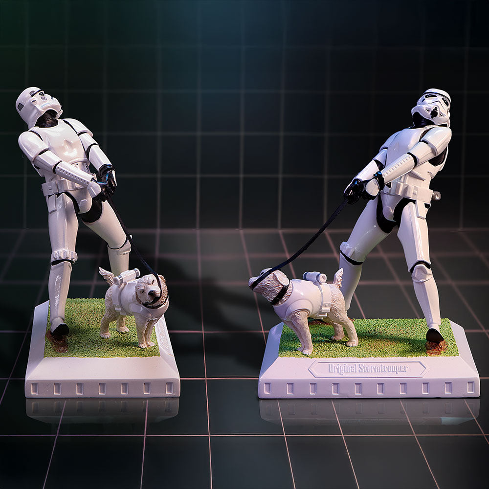 Stormtrooper Man's Best Friend Figurine 15.5cm | Nemesis Now
