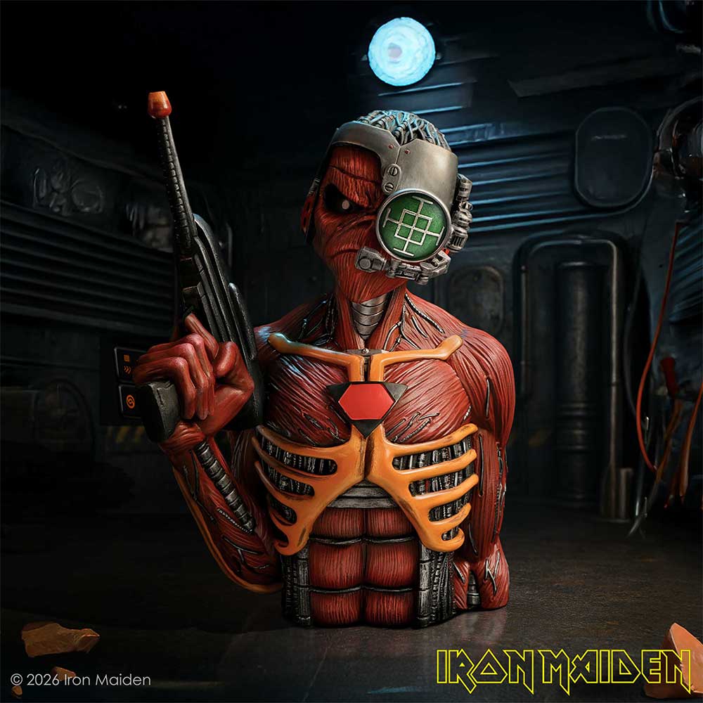 Iron Maiden Somewhere in Time Eddie Bust, 29.8cm