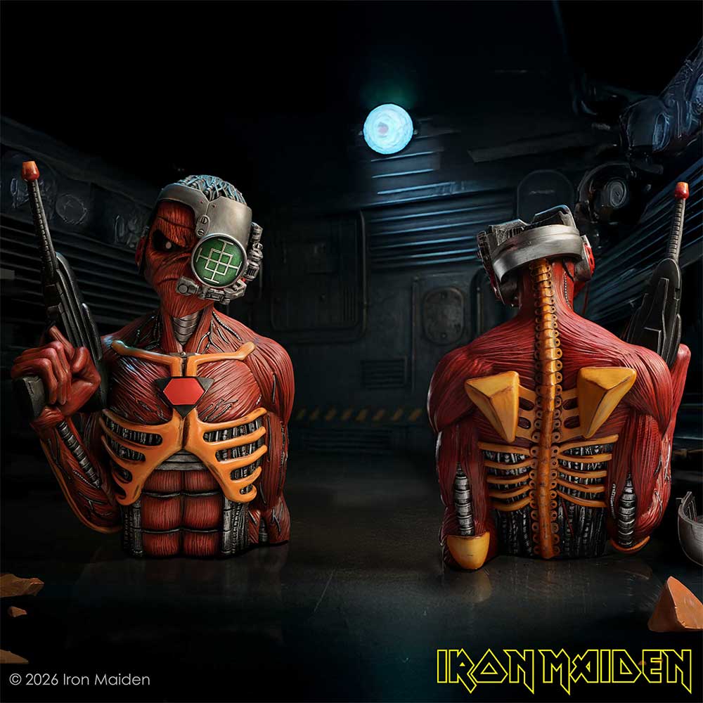 Iron Maiden Somewhere in Time Eddie Bust, 29.8cm