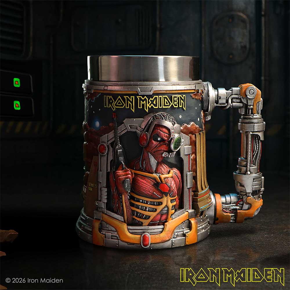 Iron Maiden Somewhere in Time Tankard, 15.5cm | Nemesis Now